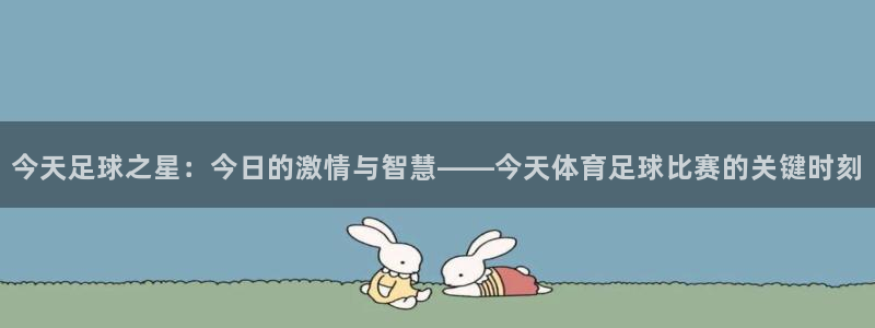 今天足球之星：今日的激情与智慧——今天体育足球比赛的关键时刻